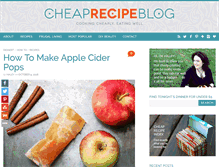 Tablet Screenshot of cheaprecipeblog.com